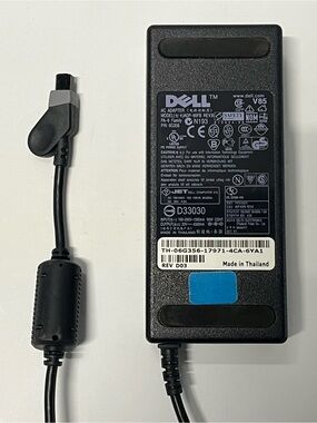 Dell Black AC Adapter with Blue Sticker